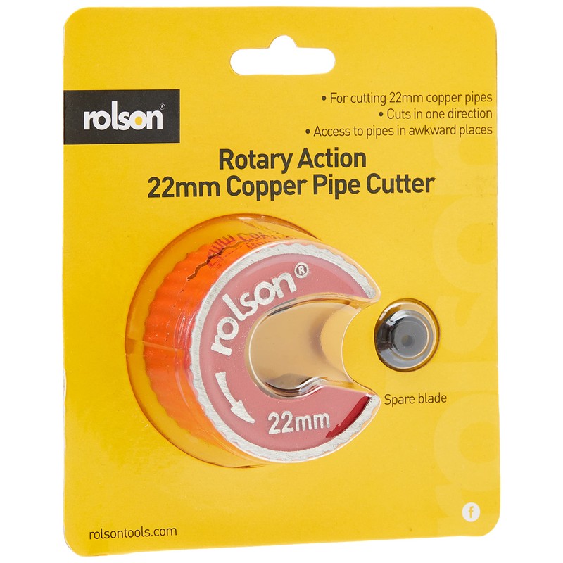 Rolson 22408 22 mm Copper Pipe Cutter