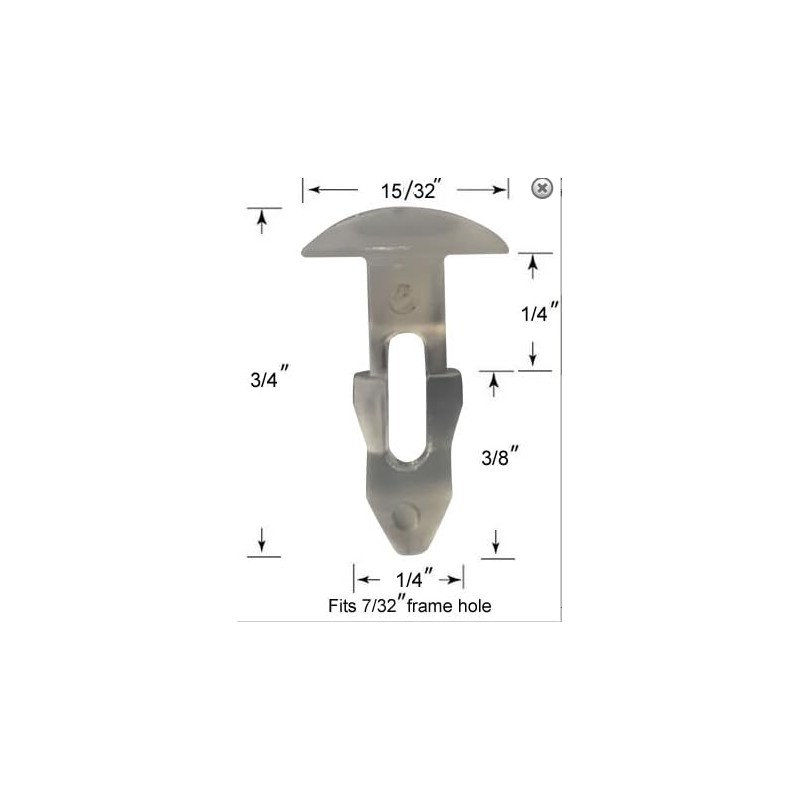 Sunniland Patio Vinyl Strap Fastener, Rivets for Patio Chairs, Pins