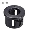 TA-VIGOR 50Pcs 13mm Cable Hose Snap Bushing Grommet Protector, Black
