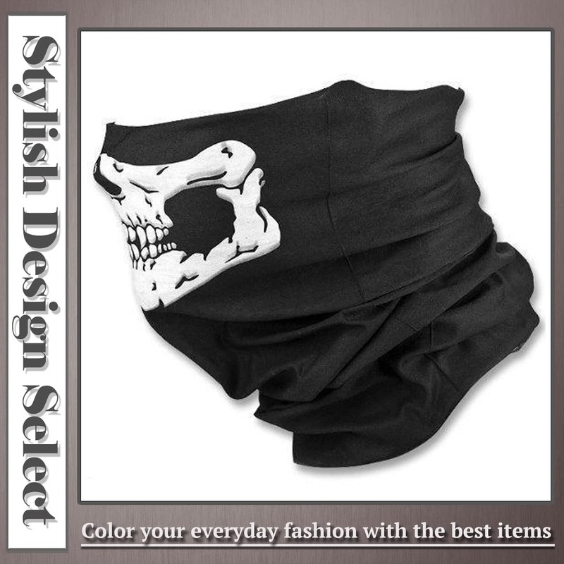 ONE LIMITATION FK003 Men's Face Guard, Skull Neck Warmer, Airsoft