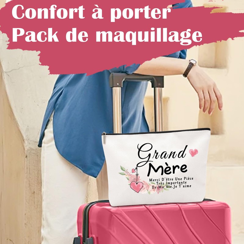 Birthday Gifts for Women - Small Makeup Bag with Simple