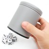 TUZAMA Felt Lined Professional Dice Cup - with 6 Dices