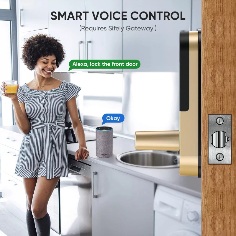Sifely Keyless-Entry Fingerprint Smart Door Lock: Sifely Digital Electronic Lock