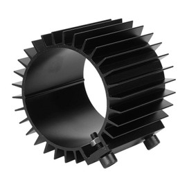 Oil Filter, Car Engine Oil Filter Cooler Heat Sink Cover Aluminum Alloy Motor Mount Accessory Keep Your Oil Cool (Black)