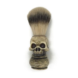 Shaving Brush 100% Pure Badger Hair Handmade with Resin Cute Skull Handle for Men Luxury Professional Hairdressing Salon Tool for Razor or