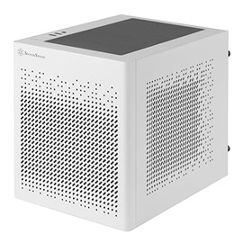 SilverStone Technology SUGO 16 White Mini-ITX Small Form Factor case with All Steel Construction, SST-SG16W