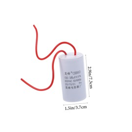 ULTECHNOVO 450v Motor Run Capacitor for Washing Machines Water Pumps -Saving Versatile Design Stable Performance Easy to Install