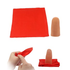 KGDUYC Magic Thumb, Magic Thumb Tip, Soft Plastic Finger, Magic Finger Magic Trick Included, Magic Thumb Trick, Finger Magic Props, Artificial Fingers, for Magic Items Party