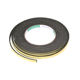 uxcell Sealing Foam Tape 8mm Wide 2mm Thick 5m/16.4ft Long, Self Adhesive Weather Strip for Window Door Insulation