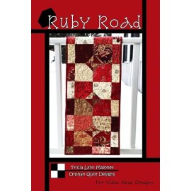 Orphan Quilt Designs/Villa Rosa Designs Ruby Road Table Runner Quilt Pattern