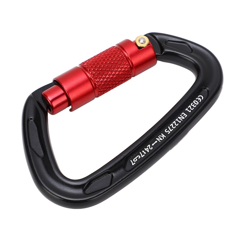Auto Locking Rock Climbing Carabiner D Shaped Carabiner Yoga Hammock