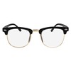 Kids Nerd Glasses Half Frame Clear Lens Geek Costume Children's