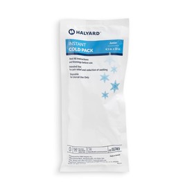 HALYARD Instant Cold Pack Disposable Cold Compress Ice Packs for Swelling Injuries Toothaches Sprains Strains 4.5 x 10 Inches, 24 Packs Per Case - 51785