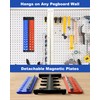 Detachable Magnetic Nut and Bolt Thread Checker, 30 Bolt and