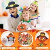 Justforjoyful 24Pcs Thanksgiving Candy Treat Boxes DIY Thanksgiving Fall Candy