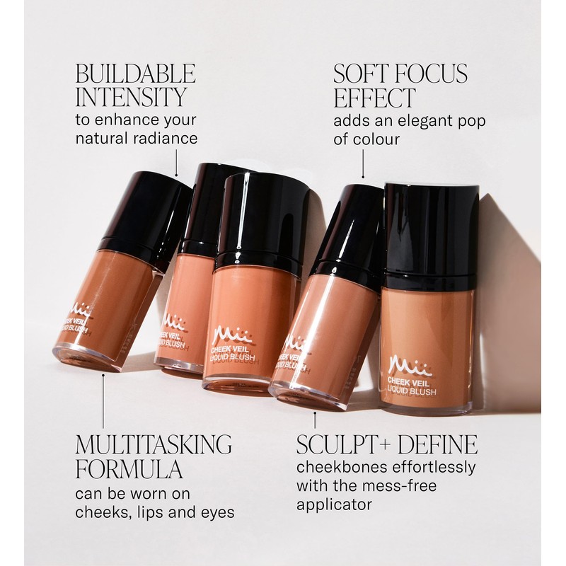 Mii Cosmetics | Cheek Veil Liquid Blush | Weightless &