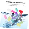 GRIRIW 20pcs Watch Charge Port Cover Dust Plugs for Easy