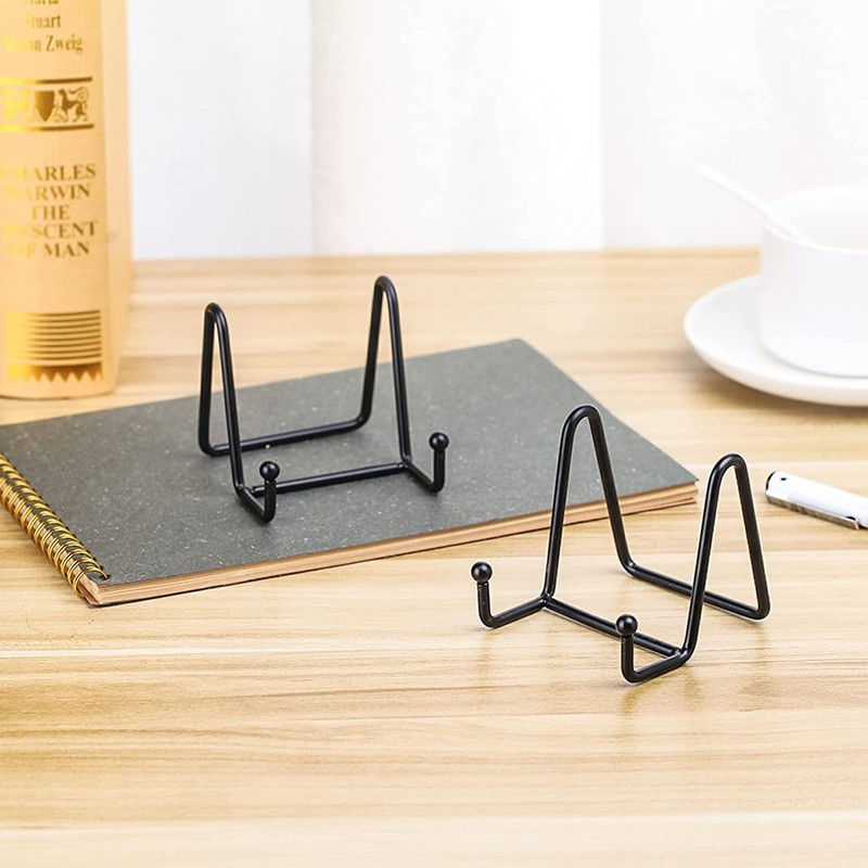 Plate Stand Iron Frame Stand Plate Stand Picture Frame Bookstand,