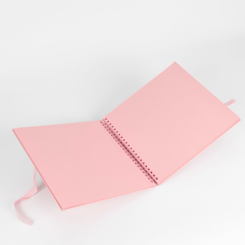 Scrapbook Photo Album Spiral Bound for Wedding Couple Travel Memory