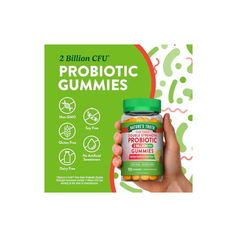 Nature's Truth Daily Probiotic Gummies | 2 Billion CFU |