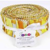 Soimoi 40Pcs Floral Artistic Print Precut Fabrics Strips Roll Up