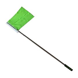 Guide Handflag Portable Telescopic Pole, 6 Tier Telescopic Type, 47.2 inches (120 cm), Real Shoot (Green Flag Included)