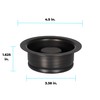 Mr. Scrappy Oil Rubbed Bronze Universal Garbage Disposal Sink Flange