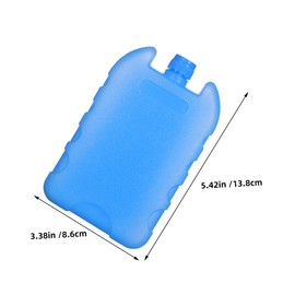 WHAMVOX 5PCS Reusable Ice Cooling Packs Portable Flexible for Air Conditioners Lunch Bags Camping Home Use Easy to Clean Maintain