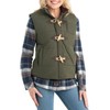 Legendary Whitetails Women's Plus Size Quilted Toggle Puffer Vest, Army,