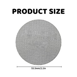 53.5mm Espresso Puck Screen,Espresso Screen Filter,Coffee Screen Filter,Portafilter,Resuable 1.7mm Thickness 150μm,304 Stainless Steel