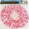 The Home Fusion Company Ladies Girls Pink Heart Design Shower Cap Hat Waterproof Bathroom