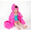 Zoocchini Kinder-Badetuch Motiv Franny der Flamingo Pink