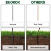 Steel Rebar Stakes 48 lnch 8 Pack Ground Stakes Heavy