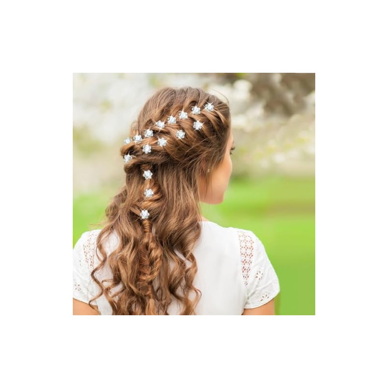 20 PCS horquillas para tocado de novia, Accesorios para peinados