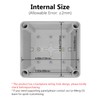 LeMotech Junction Box IP67 Waterproof Dustproof ABS Plastic Project Box