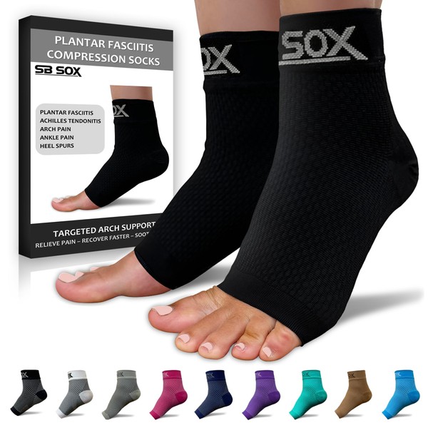 SB SOX SB SOX Plantar Fasciitis Relief Socks C Ankle