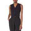The Drop Women's Sadie Cropped Slim Vest, Black, M
