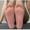 Alienjoy Women's Yoga Socks with Straps Non-Slip Grips Toeless Non-Slip