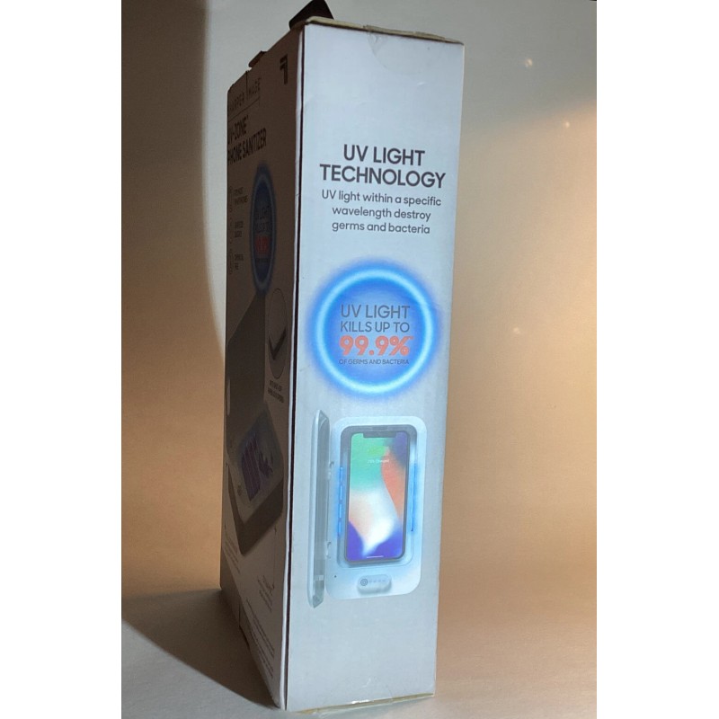 Sharper Image UV-Zone Phone Sanitizer. New In Box!!