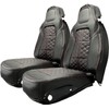 KUAFU Artificial Leather Seat Covers Compatible with 2014 2015 2016