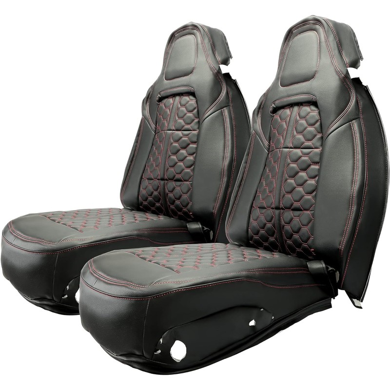 KUAFU Artificial Leather Seat Covers Compatible with 2014 2015 2016
