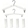 4Pcs Plastic Travel Hangers Foldable