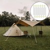 WELANE Eavy Duty Tent Stakes, 12PCS Luminous Aluminium Tent Pegs