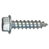 The Hillman Group 70250 6-Inch x 3/8-Inch Hex Washer Head Slotted Sheet Metal Screw, 100-Pack