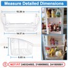 [2 PACK] UPGRADED 240356402 Refrigerator Door Bin Compatible with Frigidaire