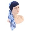 EXCEART Chimio Turban mit breiten Kanten, atmungsaktiv, aus Chiffon, Band,