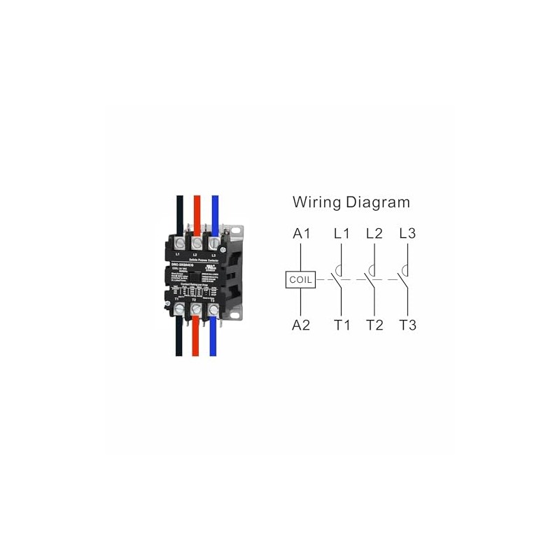 SunLee 3 Pole 40 Amp contactor 277V Coil UL DP