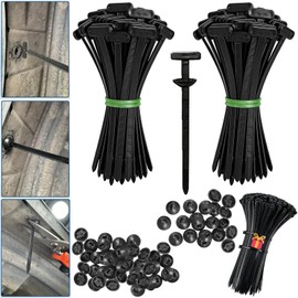 450PCS Cinchos de Plastico, hebillas de nailon universales para bridas de cables, bridas autoblocantes, adecuadas para uso en la oficina, el hogar y a