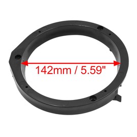 MACHSWON Car 2pcs 6.5inch Solid Stereo Speaker Spacer Adapter Mount Ring Bracket for Honda