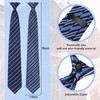 Janmercy 6 Pcs Clip on Tie for Men Clip on